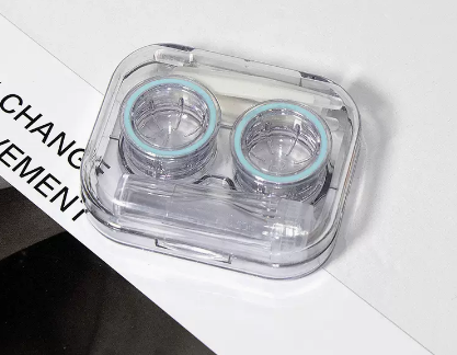 Hot selling no-twist cap contact lens box with multiple pairs of contact lenses (specification: as755 purple)