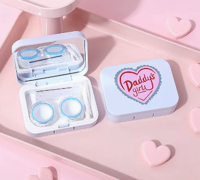 Hot selling contact lens case and contact lens case (Specification: A9056 Blue Good Girl)