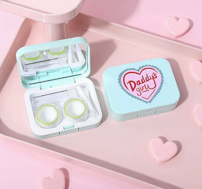 Hot Selling Contact Lens Case Color Contact Lens Case (Specification: A9056 Green Good Girl)