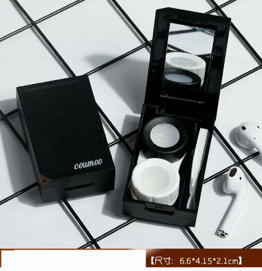 Hot Selling Contact Lens Case Color Contact Lens Case (Specification: CM007 Simple-Black)