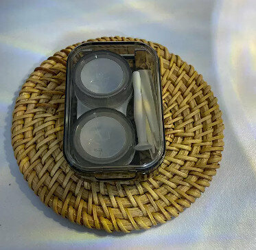 Hot selling contact lens case and contact lens case (specification: B46 gray)