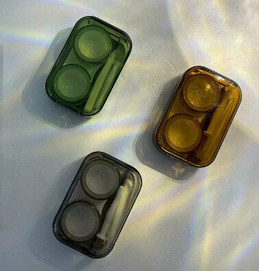 Hot selling contact lens case and contact lens case (Specification: B46 [randomly sent 2 pieces])