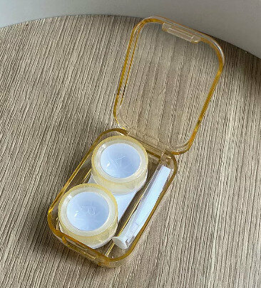 Hot Selling Contact Lens Case Color Contact Lens Case (Specification: B61 Yellow)
