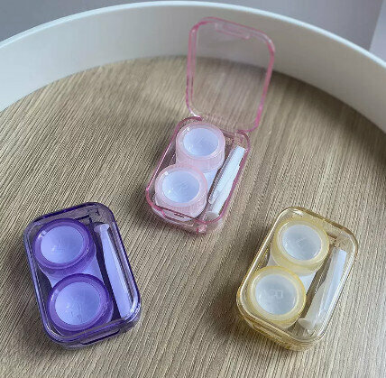 Hot selling contact lens case and contact lens case (Specification: B61 [Send 3 pieces] One color per color)