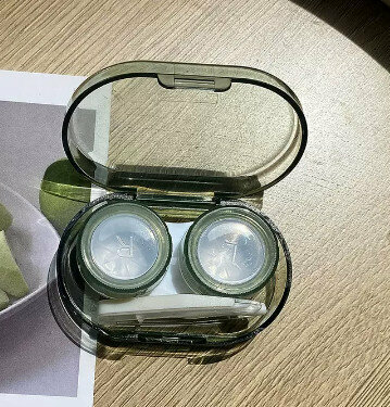 Hot selling contact lens case and contact lens case (specification: B47 green)
