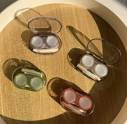 Hot selling contact lens case and contact lens case (Specification: B47 [randomly sent 3 pieces])