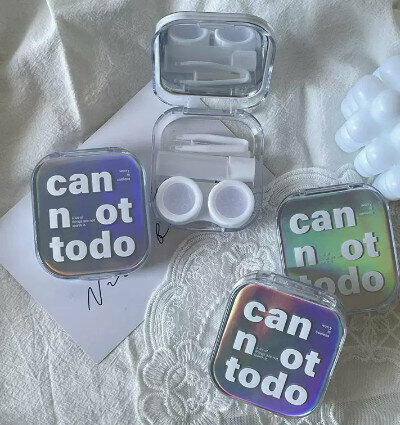Hot selling laser lettered contact lens box and color lens box (specification: aas780 [can])