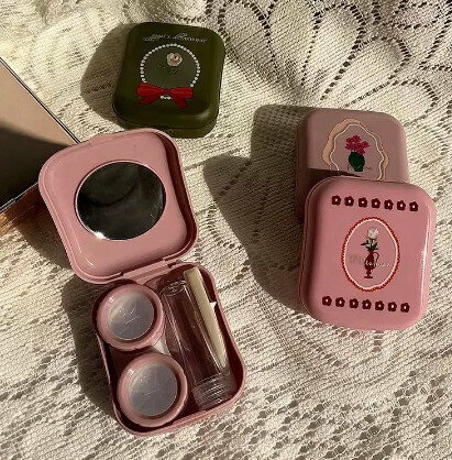 Hot selling contact lens case and contact lens case (specification: as352 [randomly sent 2 pieces])