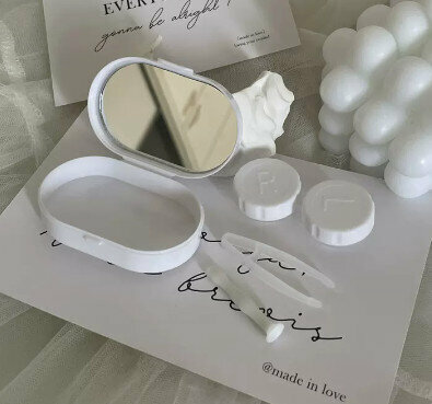 Hot selling contact lens case and contact lens case (specification: kj286 white)