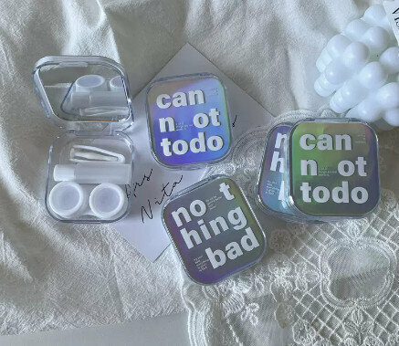 Hot selling laser lettered contact lens box and color contact lens box (specification: as780 [can+no])