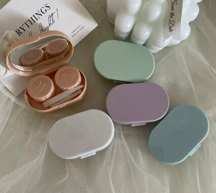 Hot selling contact lens case and contact lens case (specification: kj286 orange)