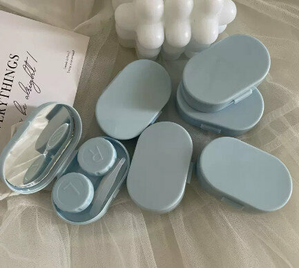 Hot selling contact lens case and contact lens case (specification: kj286 blue)