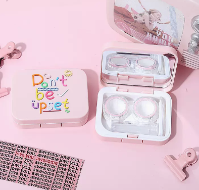 Hot selling contact lens case and contact lens case (specification: A9056 pink, don’t be angry)