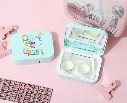 Hot selling contact lens case and contact lens case (specification: A9056 green, don’t be angry)