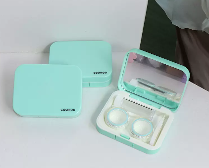 Hot selling contact lens case and contact lens case (specification: green)