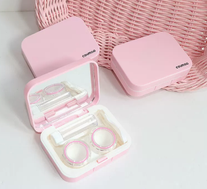 Hot selling contact lens case and contact lens case (specification: pink)