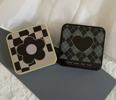 Hot Selling Contact Lens Case Care Contact Lens Case (Specification: [Black + Brown])