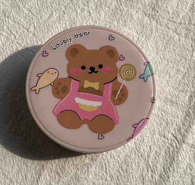 Popular transparent contact lens case, myopia glasses and contact lens case (Specification: Lollipop)