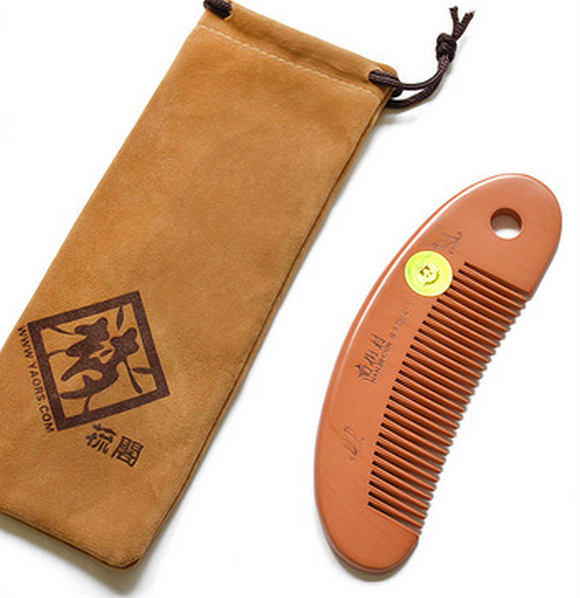 Hot style wooden comb sandalwood comb for women 14.5CM (packaged in cloth bag)