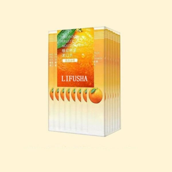 The most popular disposable mouthwash that sterilizes, removes bad breath and tartar in a portable package with long-lasting fragrance (Vibrant Orange Mouthwash 20 pieces)