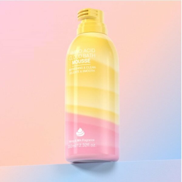 Popular Yunduo Amino Acid Shower Gel Mousse Long-lasting Fragrance Moisturizing (Honey Milk)