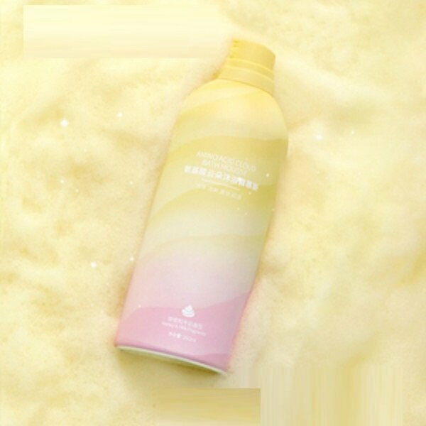 Popular cloud mousse shower gel with long-lasting fragrance for women, body whitening, children's milk, deep cleansing, refreshing, oil control and moisturizing (honey milk)