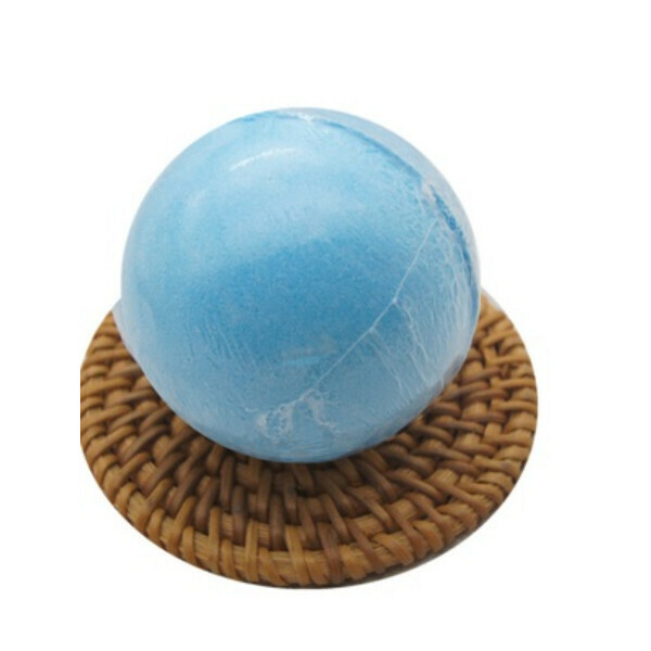 Hot style (single) children's bath ball (150g round ball with bubbles) (random color)