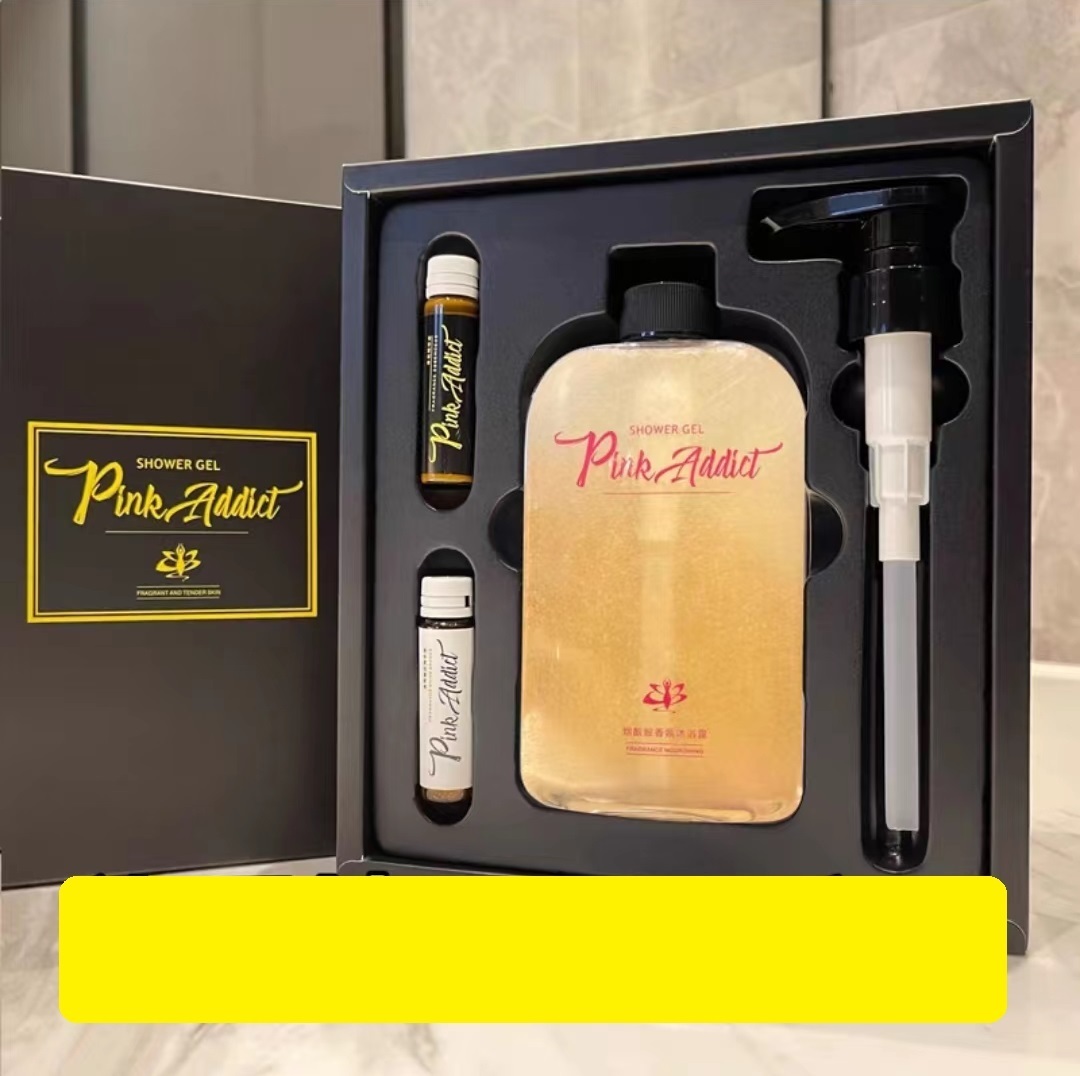 The most popular niacinamide perfume shower gel has a long-lasting fragrance, gently cleanses, removes mites, removes acne, improves dullness, roughness and does not tighten (1 bottle of Wishing Elf)