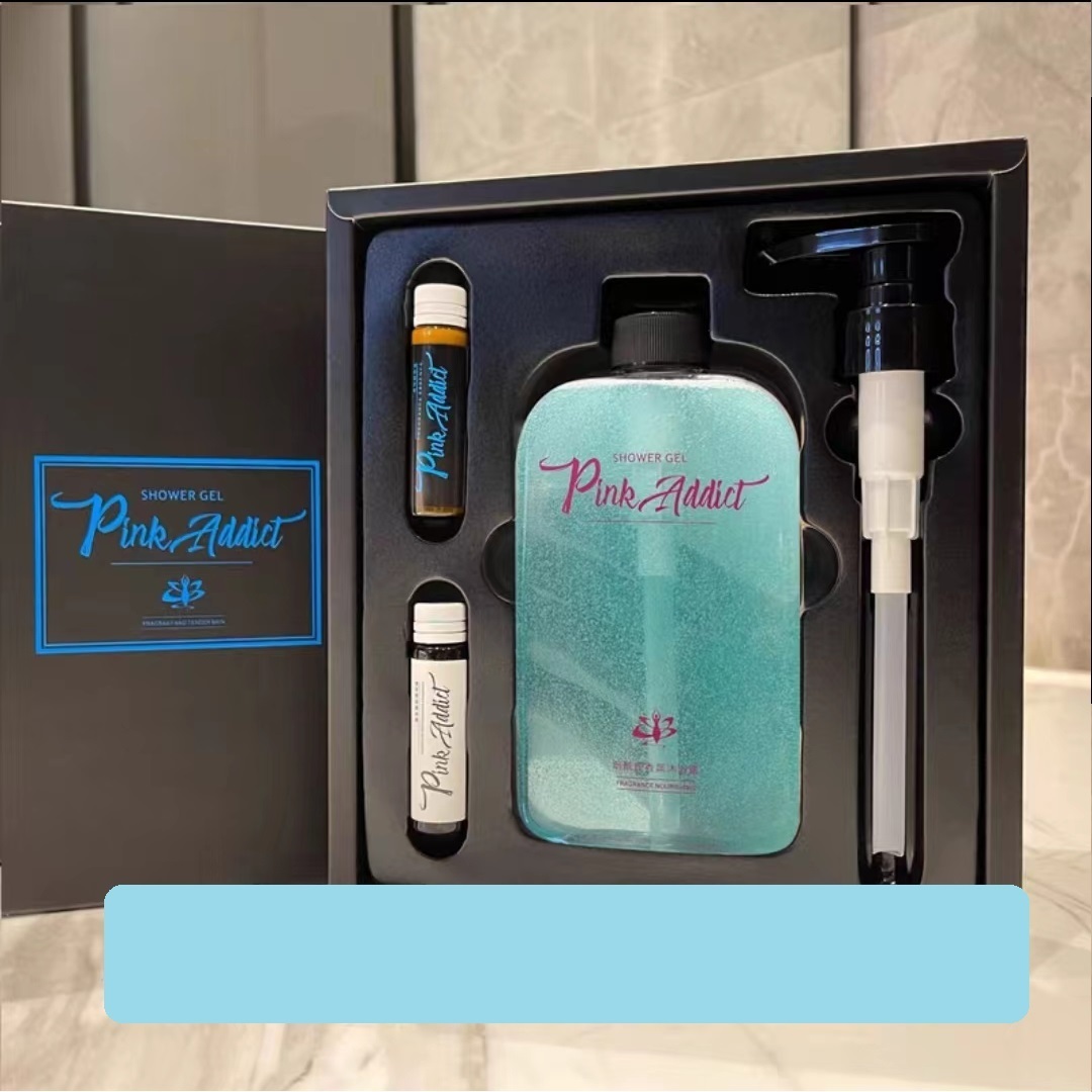 The most popular nicotinamide perfume shower gel has a long-lasting fragrance, gently cleanses, removes mites, removes acne, improves dullness, roughness and no tightness (1 bottle of Charming Cologne)