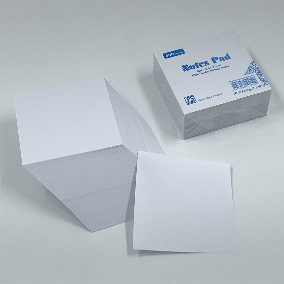 3.5" x 3.5" 白色便條紙 - 1包