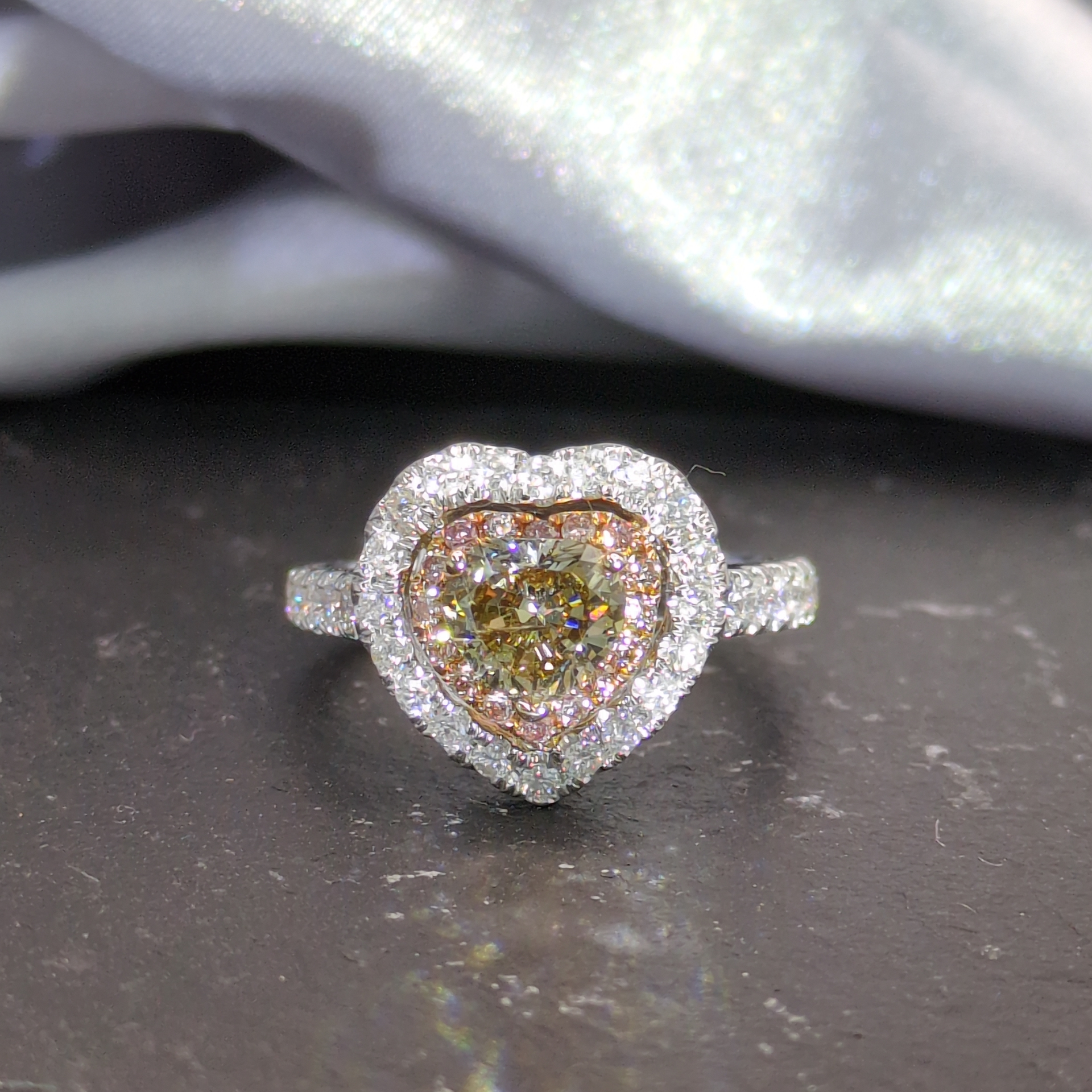 18K Gold 1.59ct Diamond Ring