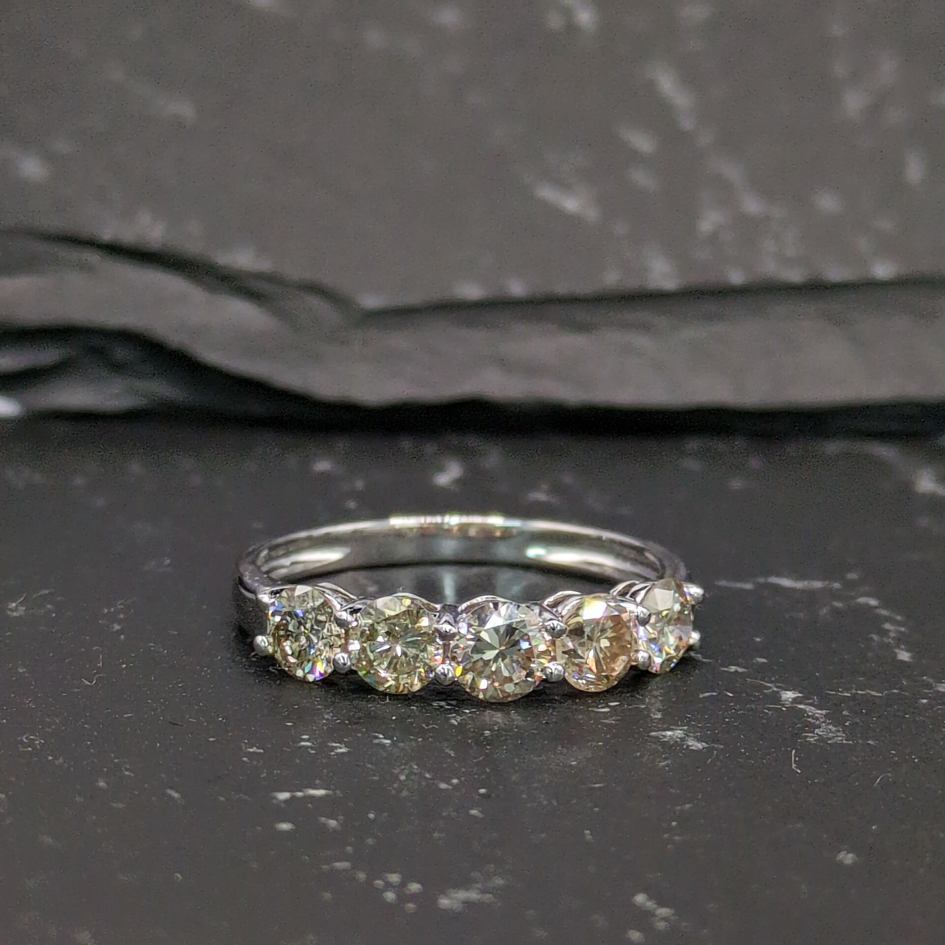 18K White Gold 1.18ct Diamond Ring