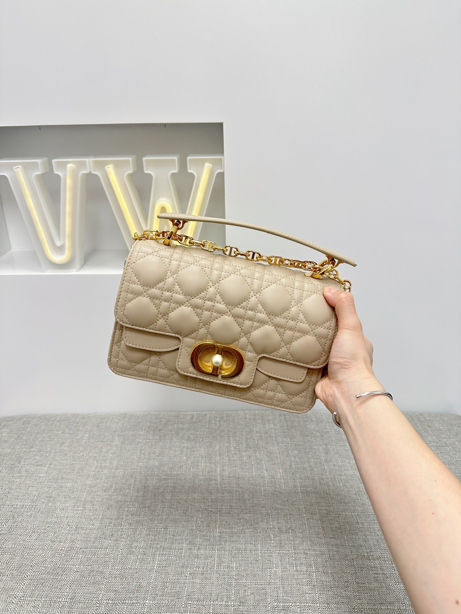 Dior Small Jolie Top Handle Bag