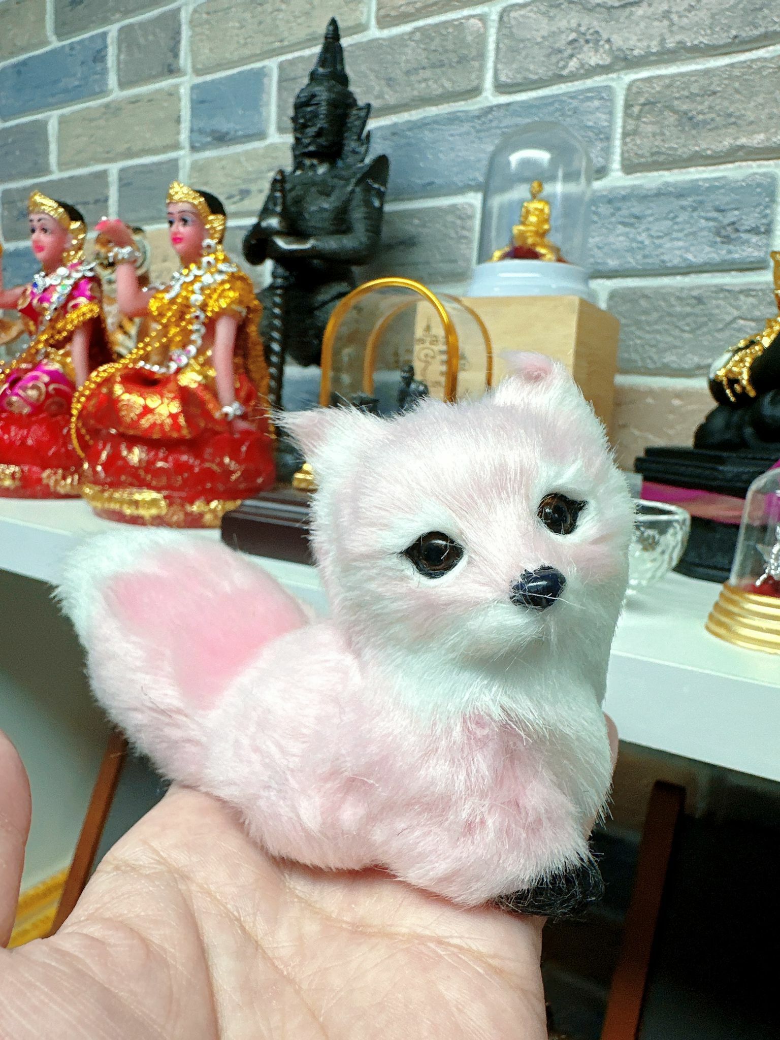 阿贊力礦師傅  供請狐仙寶寶 白色