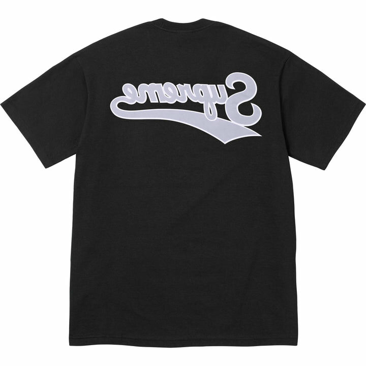 SUPREME SS24 BACKWARDS TEE | (Black / Grey / White)