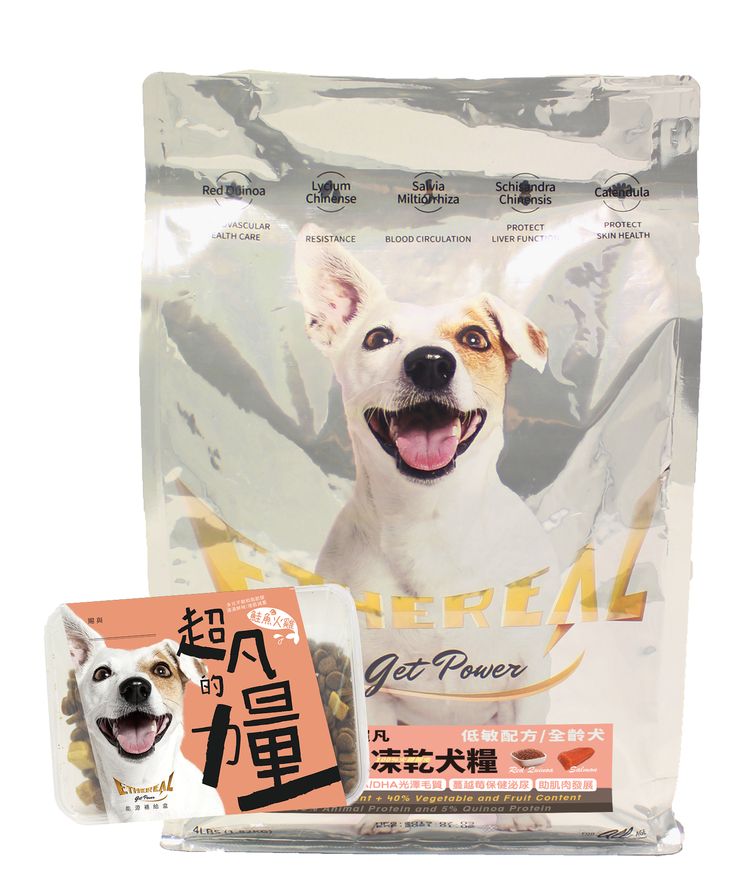 【ETHEREAL超凡】紅藜鮭魚凍乾犬糧 1.82KG