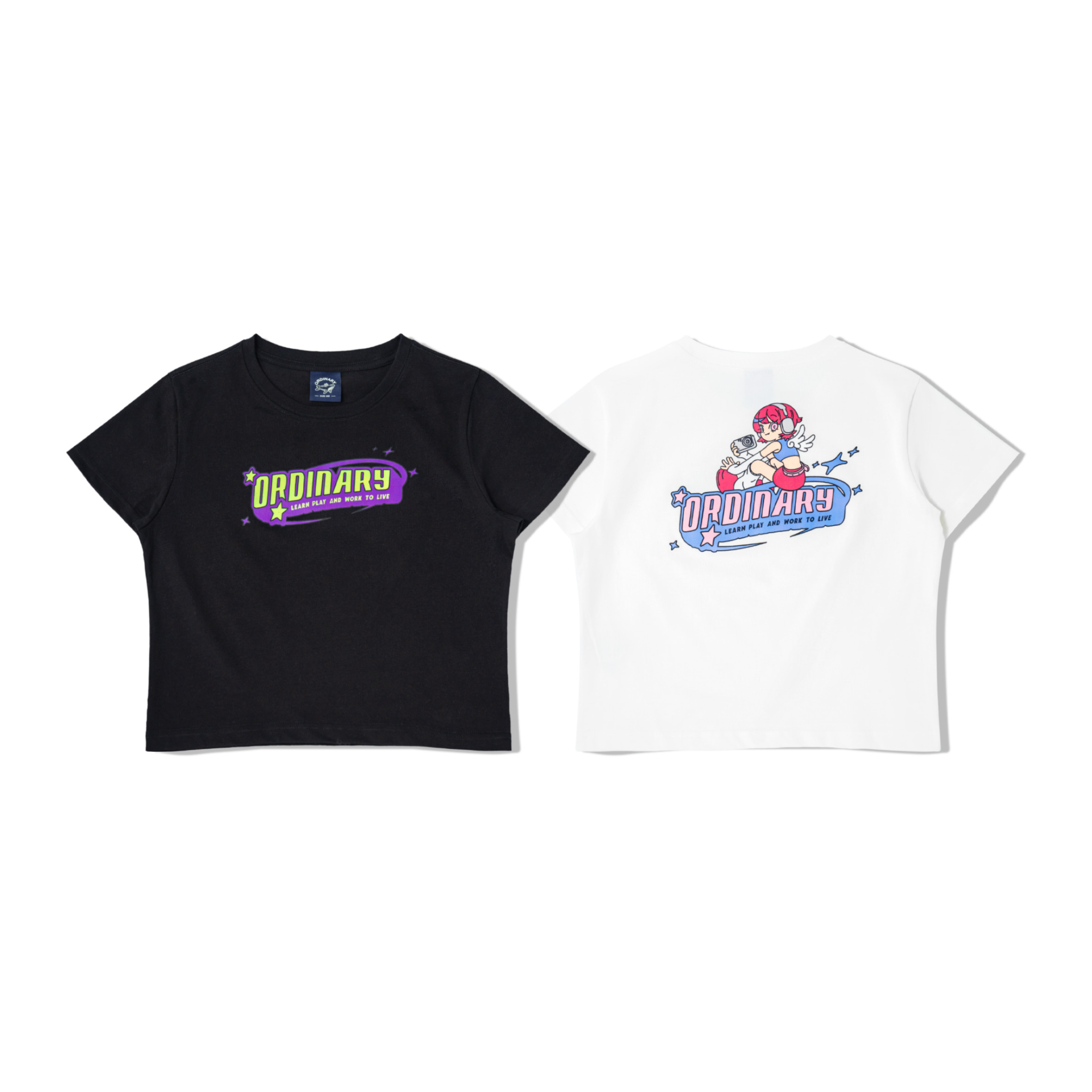ORDINARY Y2K少女短版Tee