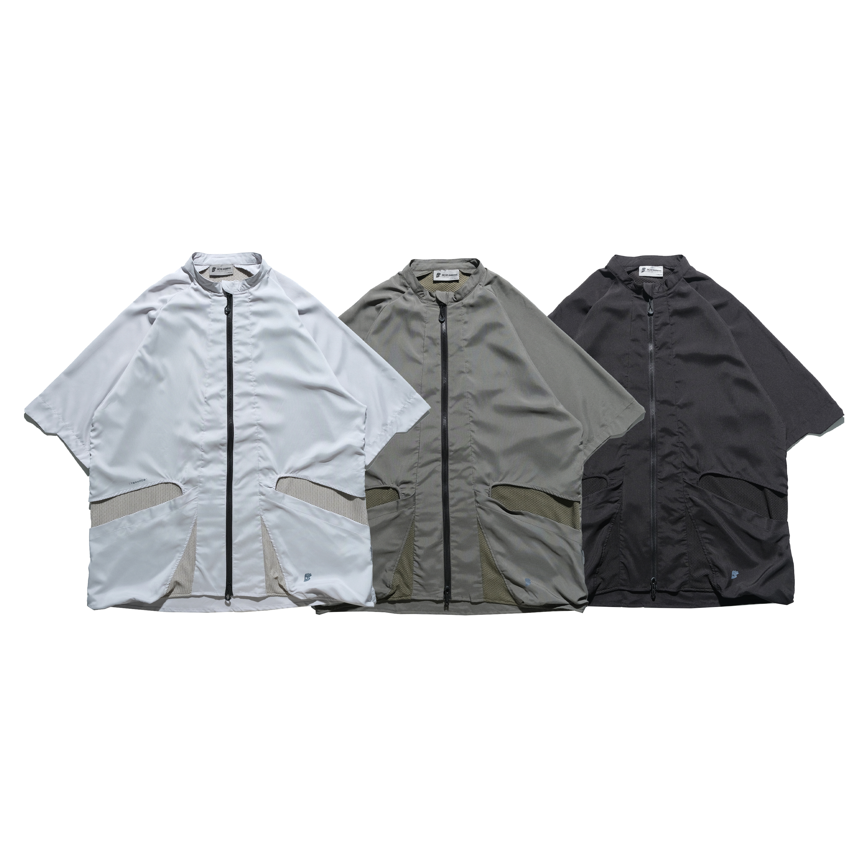 OCTO Stand Collar Tornado Zip Shirt