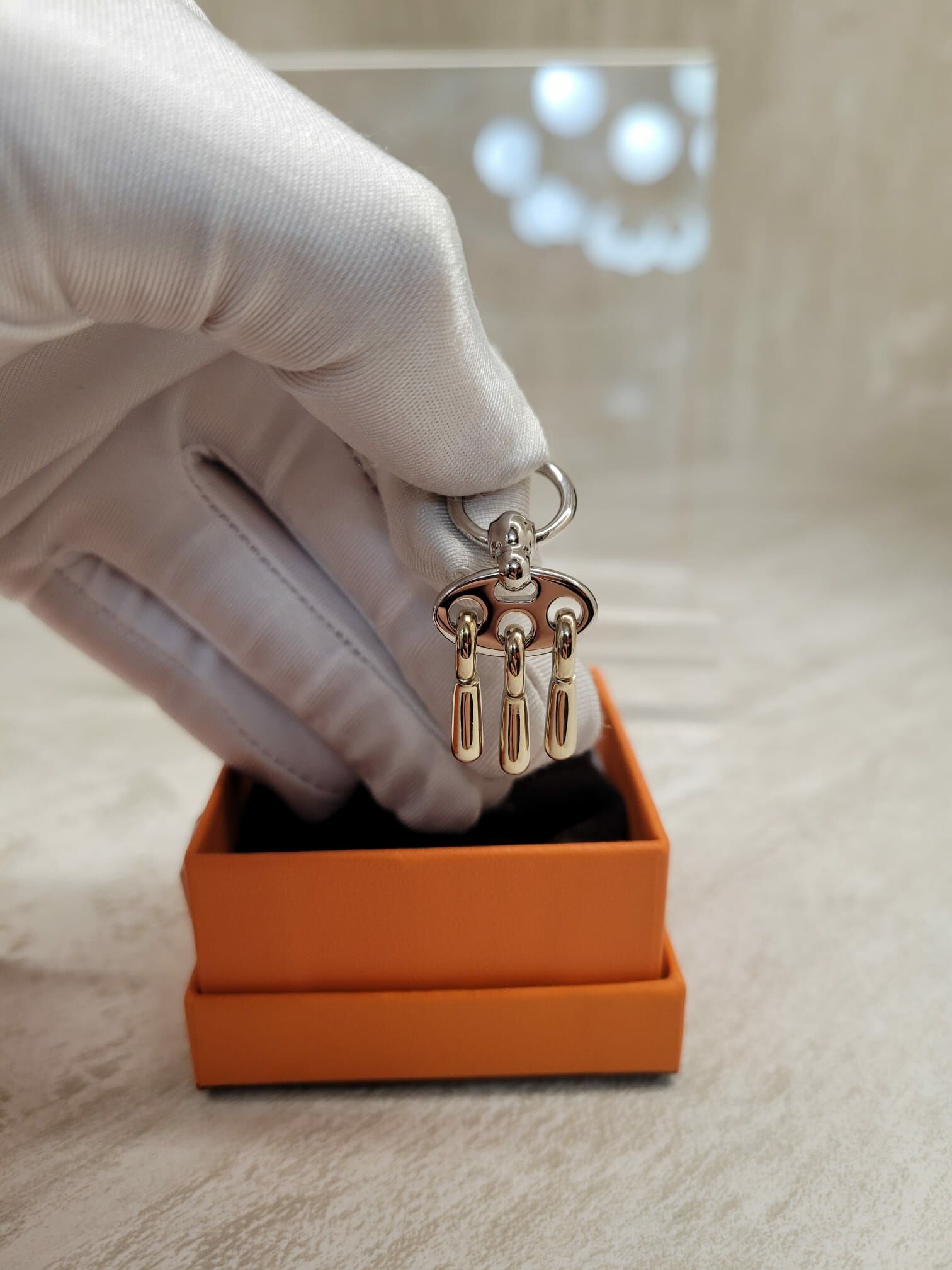 HERMES Charms Mors a Jouet Twilly ring(SILVER)