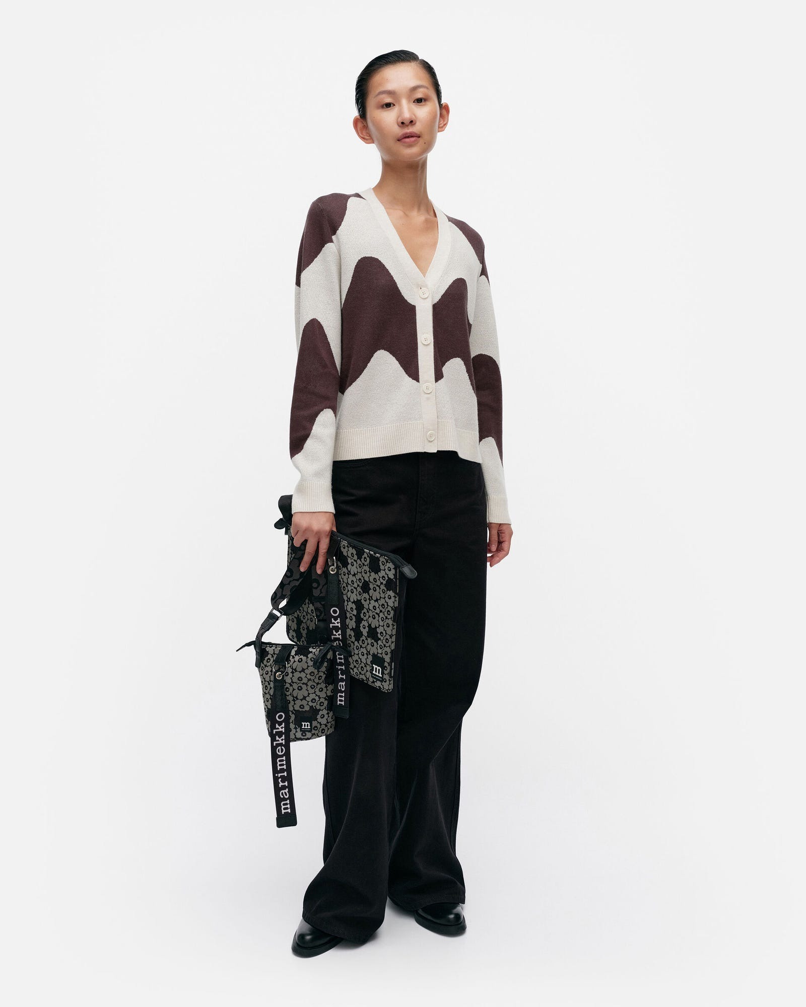 EILINEN LOKKI 印花羊毛外套