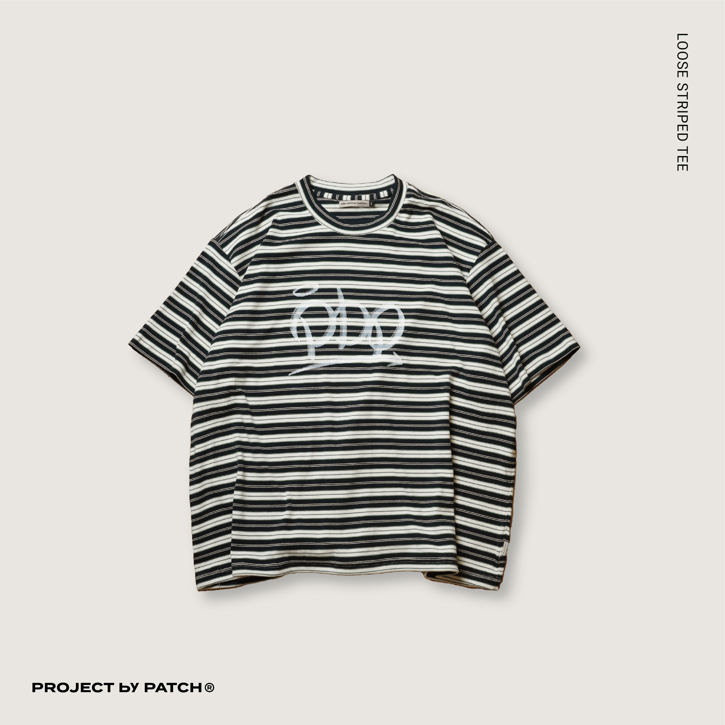 P.B.P Loose Striped Tee