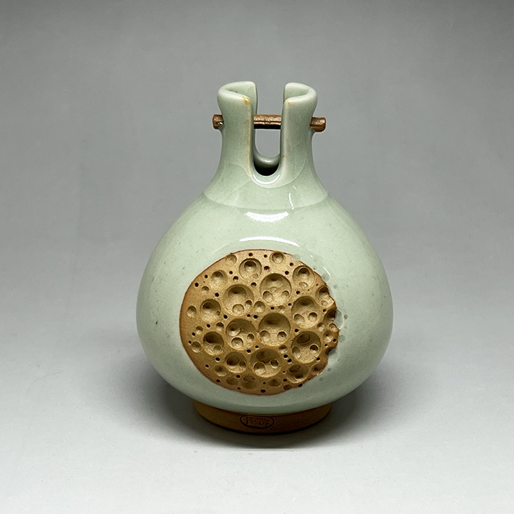 茶香自在】李明松老土工作室手工蜂巢花器