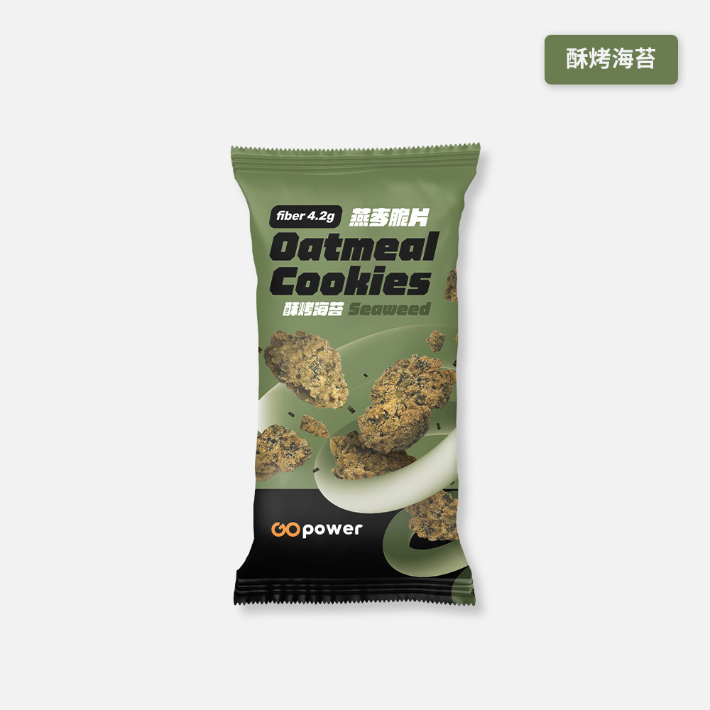 燕麥脆片【酥烤海苔】-果果能量