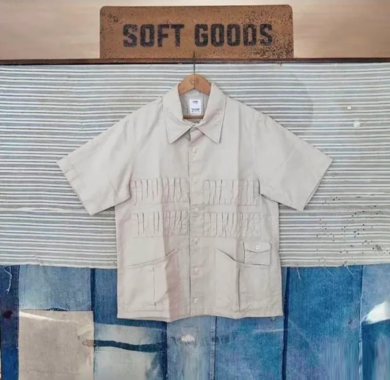 ⏱️限時優惠LIMITED TIME SALE: VISVIM KETCHUM SHIRT S/S (COTTON/LINEN) - IVORY SIZE 3 PRE ORDER ITEM (預訂中)