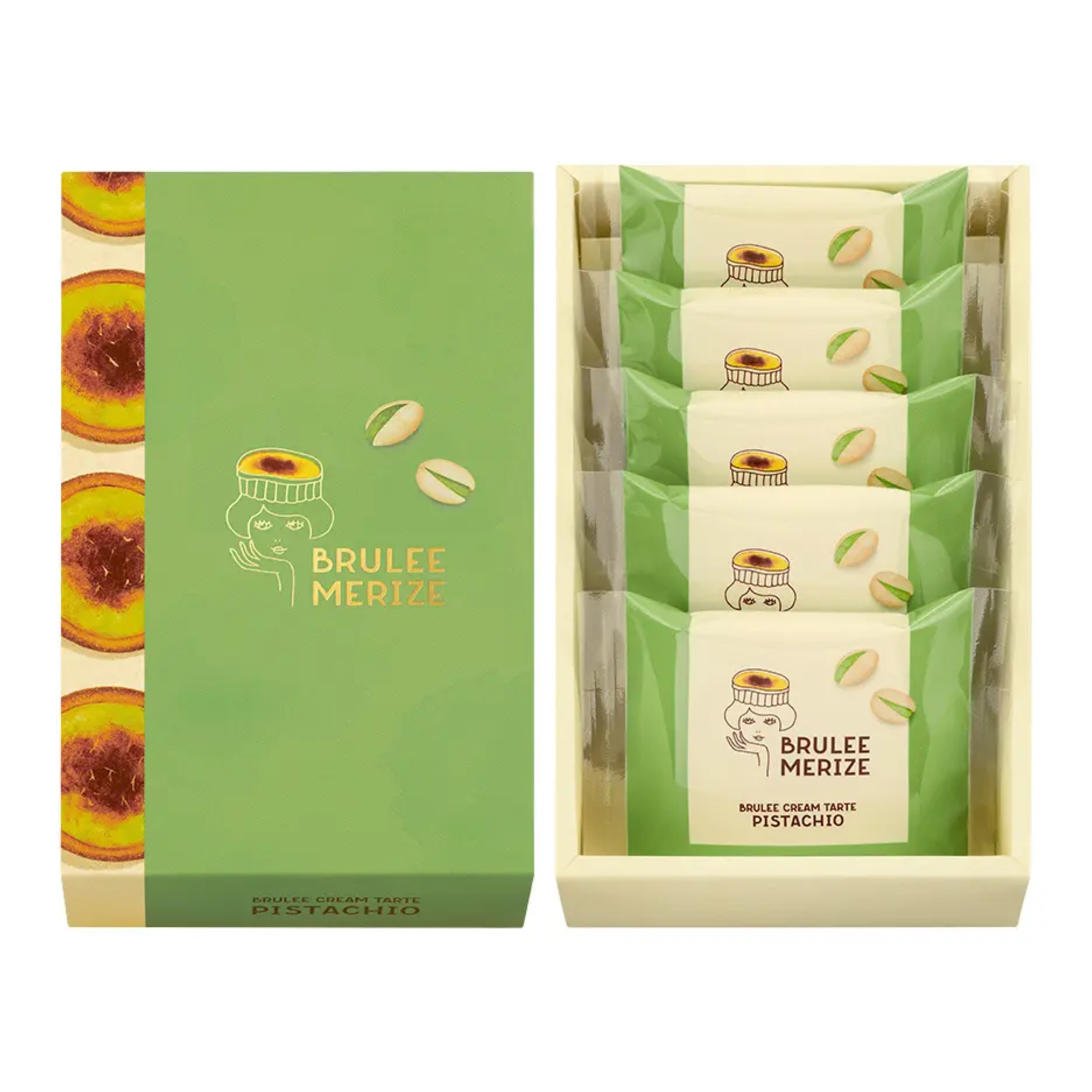 Brulee Merize｜Pistachio Brulee Cream Tarte