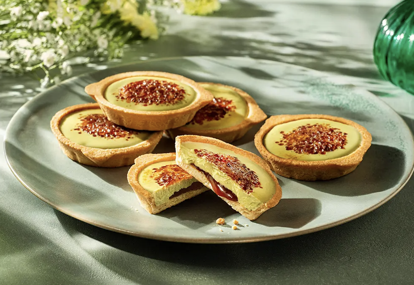 Brulee Merize｜Pistachio Brulee Cream Tarte