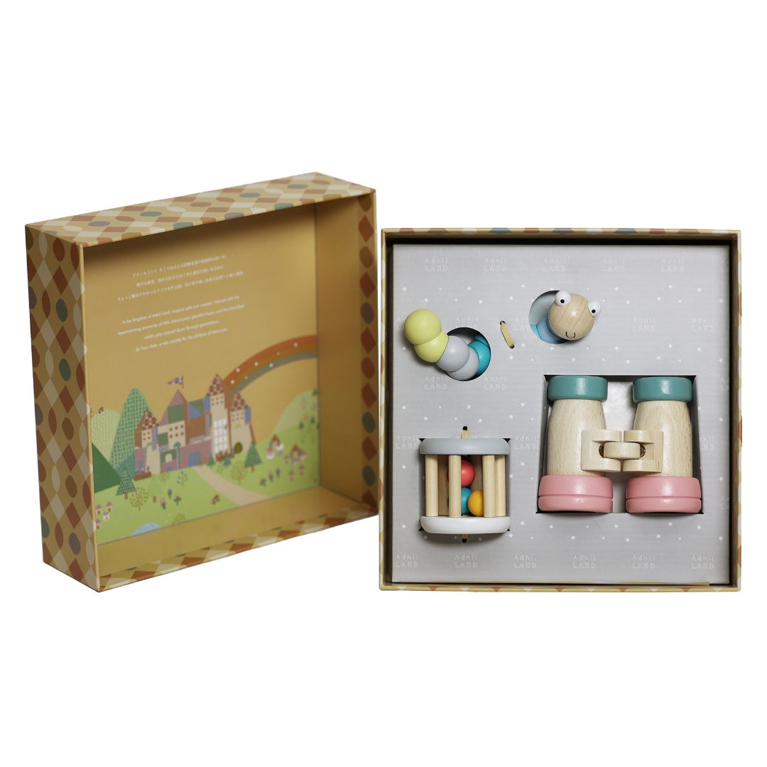 日本 Adnil LAND 經典玩具禮盒【微笑】