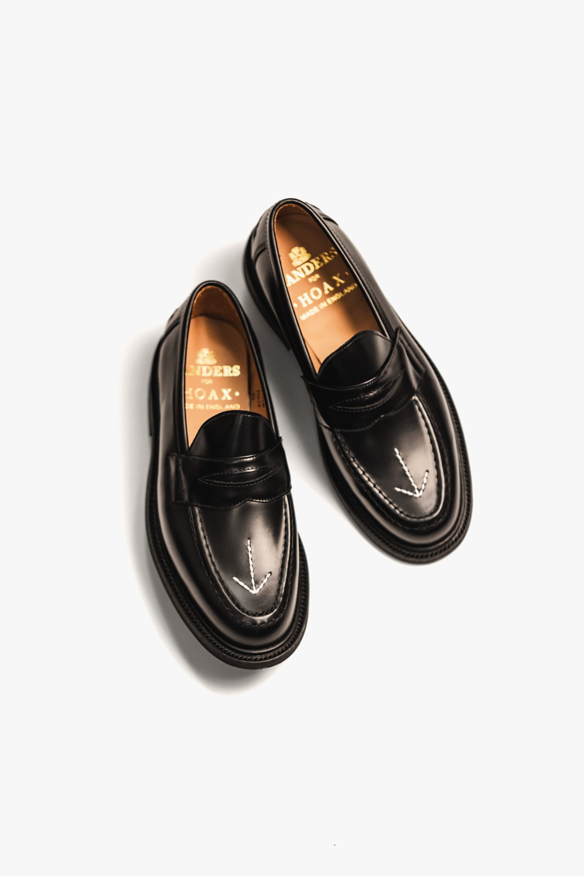 HOAX x SANDERS - BROAD ARROW PENNY LOAFERS