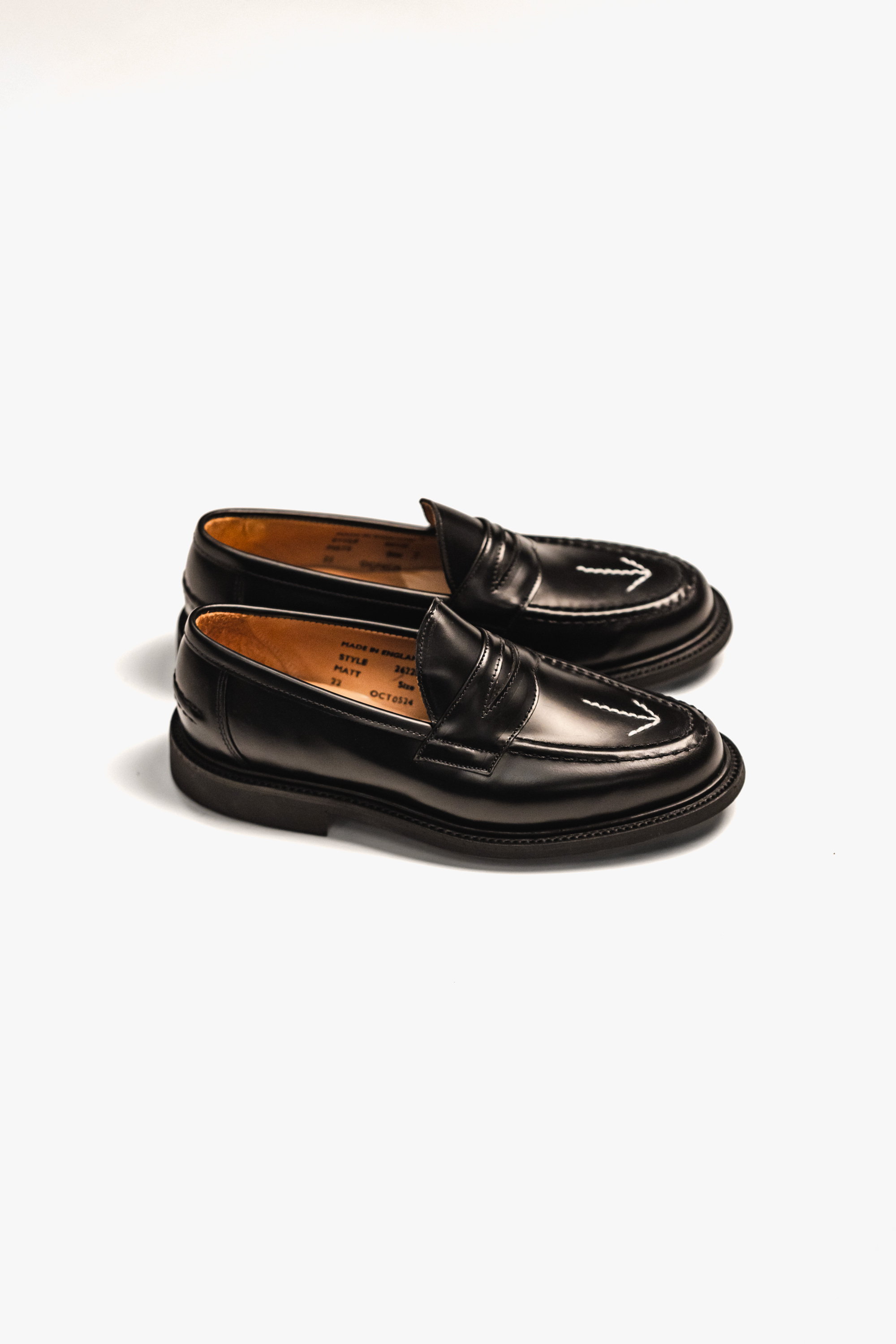 HOAX x SANDERS - BROAD ARROW PENNY LOAFERS