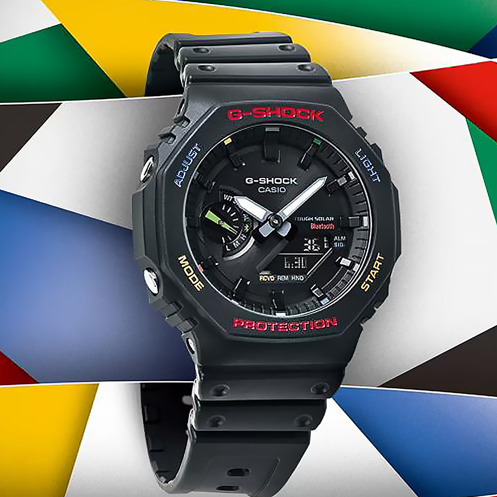 【CASIO 卡西歐】G-SHOCK GA-B2100FC 旅遊探險 帥氣登頂 運動款 光動能 夜光指針 世界時間 藍芽 腕錶 手錶